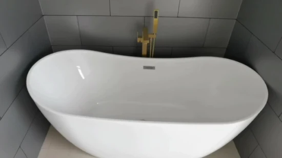 Customize Size Bath Tub Adult Luxury Soaking Solid Surface Freestanding Bathtubs