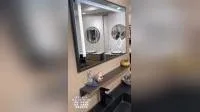 Irregular Special Copper Free LED Certificated Wall Hotel Bath Mirror