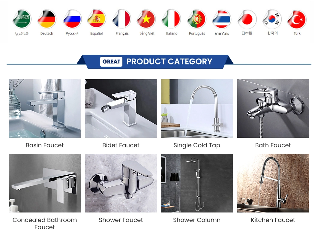 Great China Bathroom Sink Faucets Manufacturing Sample Available Bathroom Faucet Wholesale Bathtub Mixer Tap High-Quality Hot Cold Water Bathtub Faucets