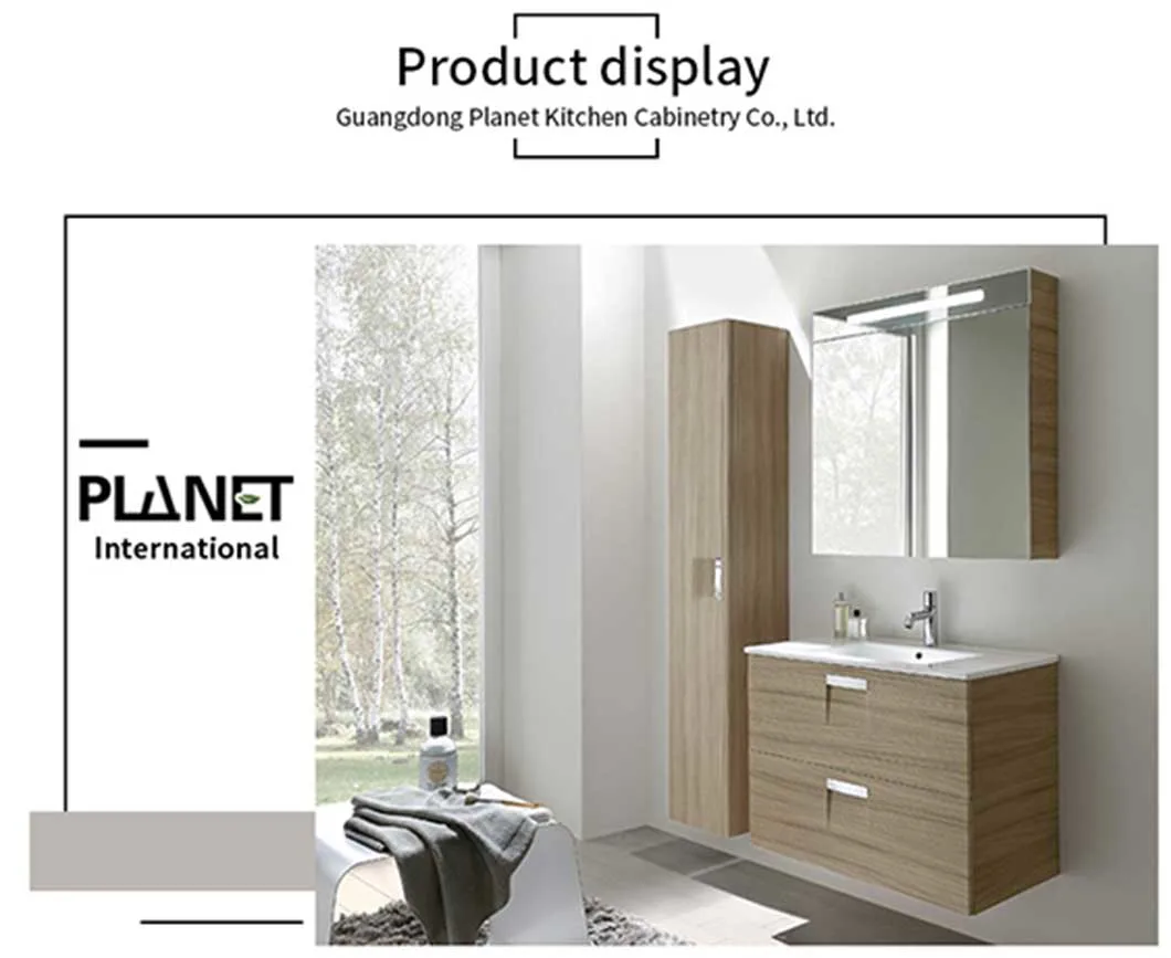 Planet Timber Ghana Van RV Bathroom Wood Wall Hung Basin Vanity Cabinet Units with Sink