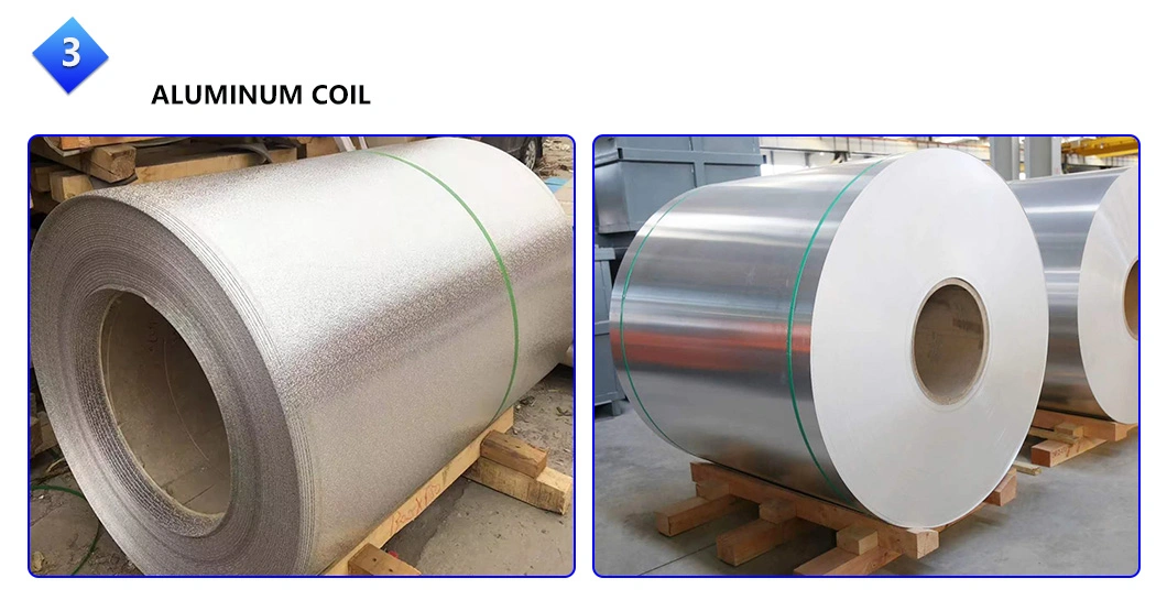 China Supplier of 0.3mm 0.4mm 0.5mm 0.6mm 0.8mm 1.0mm Aluminum Sheet Roll Coil A1050 1060 1100 3003 3105 5005 5052 5083 6061 7005 7075