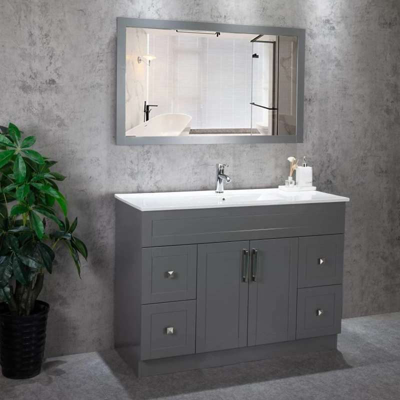 Matte Paint 1200mm Classical Floor-Mounted Bathroom Vanities