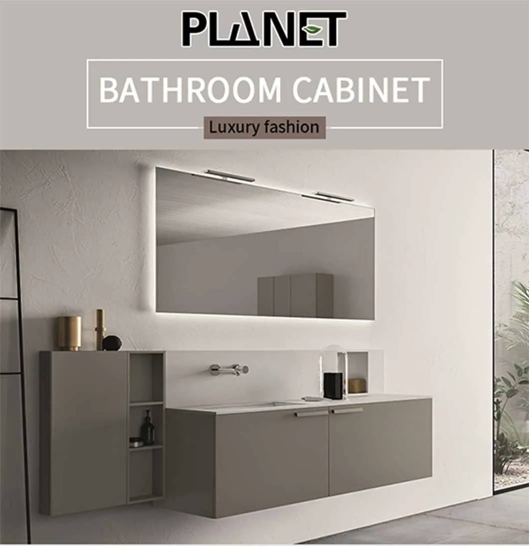 Planet Timber Ghana Van RV Bathroom Wood Wall Hung Basin Vanity Cabinet Units with Sink